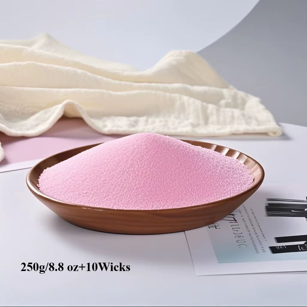 Homemade Candle Sand Home Decoration Colorful Sand Wax Wedding Halloween Christmas Party DIY Large Ice Wax Candle Material